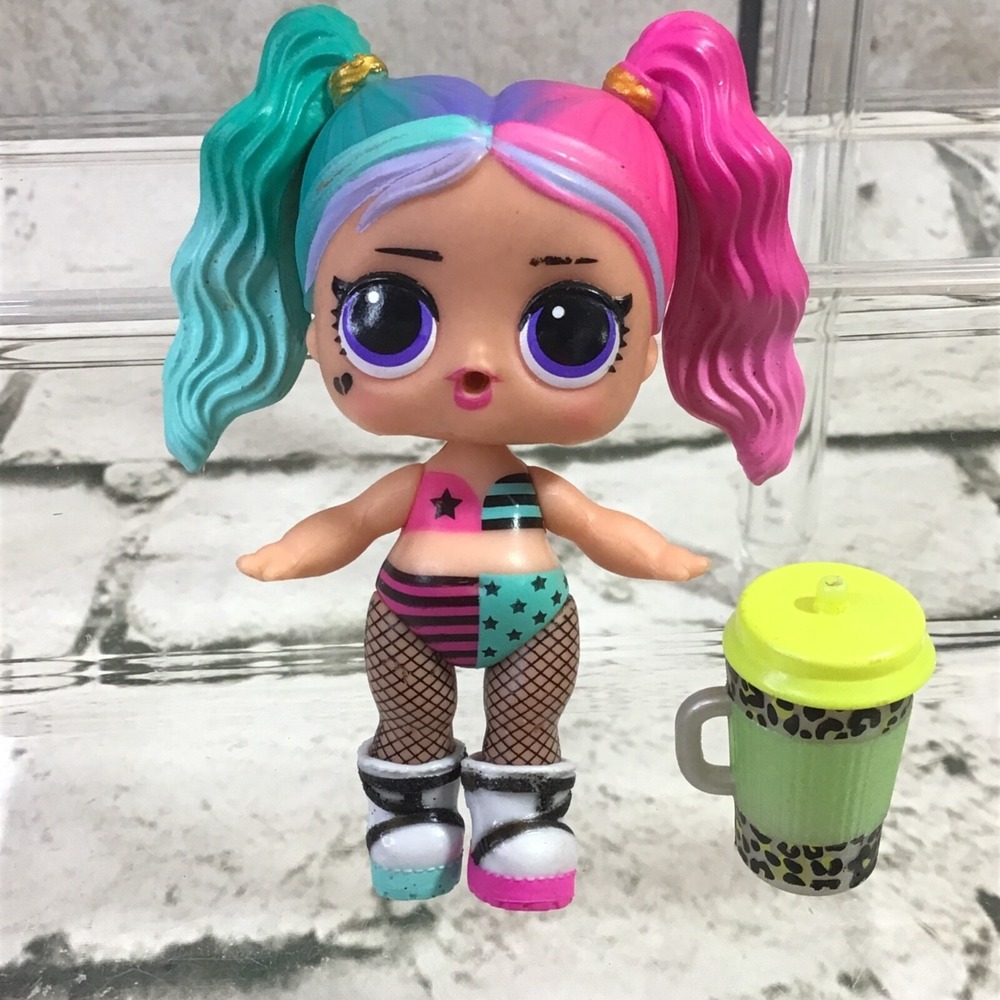 LOL Suprise Advent Calendar Trickster BB Doll Only RARE Tricksta‎ Pink Green